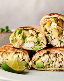 Chicken avocado wrap